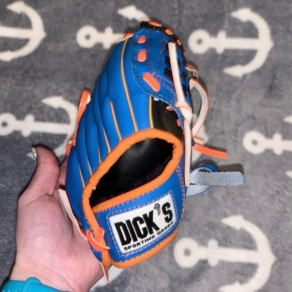 Dicks Sporting Goods blue orange tee ball baseball softball mit - Picture 3 of 6